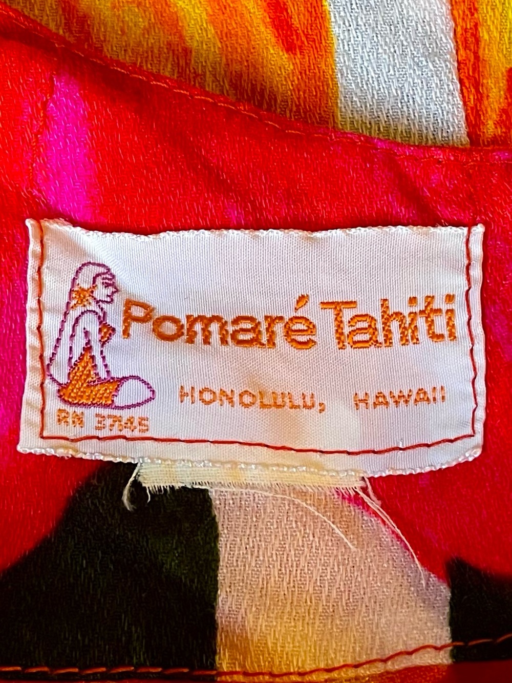 Pomare Tahiti Size Small Mini Floral Sundress - Picture 4 of 5